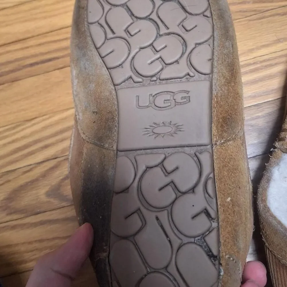 Ugg Men's Brown and Tan Slippers